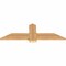 Ekena Millwork Eugene Smooth Timber Gable Bracket, Western Red Cedar, 48"W x 16"H x 1 1/2"D x 5 1/2"F, 8/12 Pitch GBW048X16X0206EUG00SWR - alternate 3